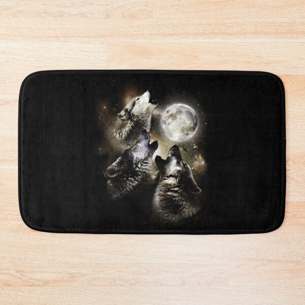 Item preview, Three Wolves Howling At The Moon  designed and sold by ZayvianParadise.