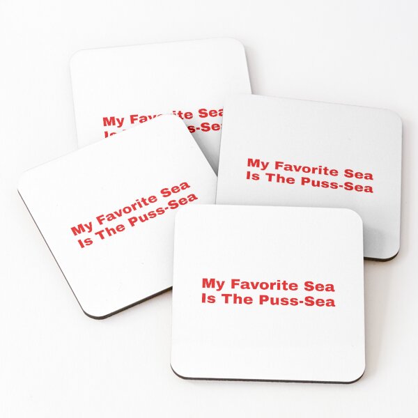 Item preview, My Favorite Sea Is The Puss-Sea Funny Beach Pun designed and sold by SWETA HALDER.