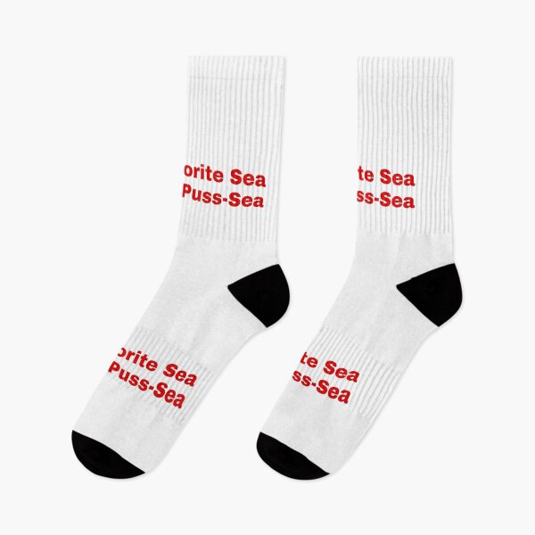 Item preview, My Favorite Sea Is The Puss-Sea Funny Beach Pun designed and sold by SWETA HALDER.
