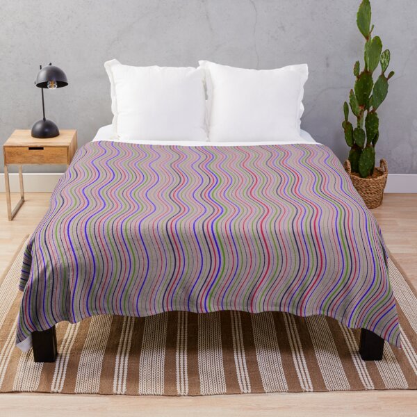 Item preview, Retro Multicolor Wavy Parallel Lines Pattern designed and sold by GraphyLab.
