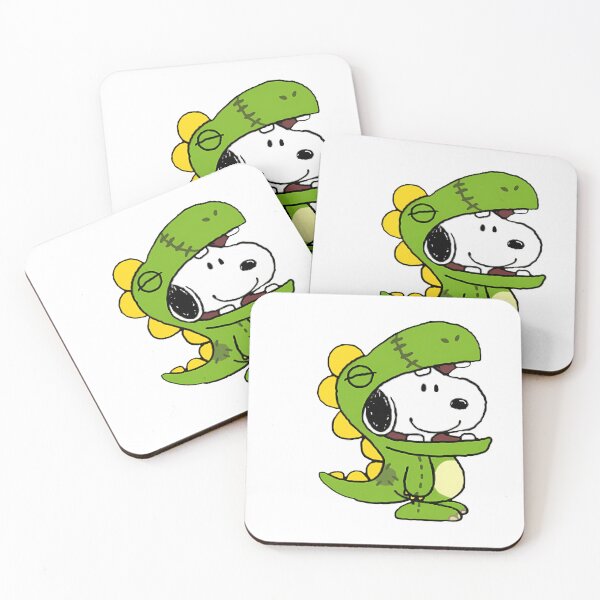 Item preview, Cute Snoopy In Green Dinosaur Onesie designed and sold by TourDeBookshop.