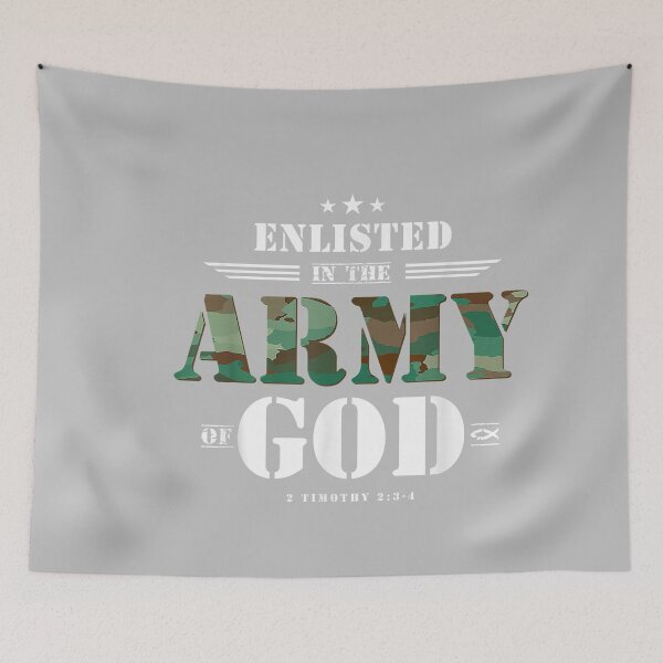 Item preview, Christian Gifts Religious Bible Verse Scriptures God's Army designed and sold by mjohnson9.