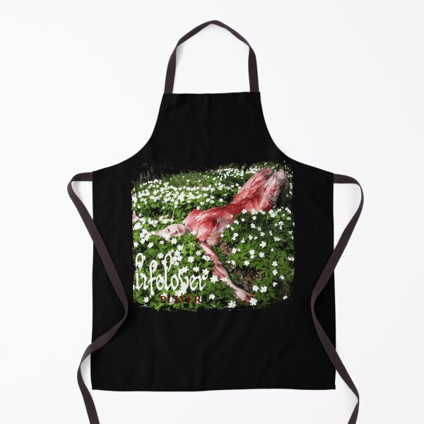 Item preview, Figure Covered in Blood Lying in White Flower Field designed and sold by RebaBechtelar.