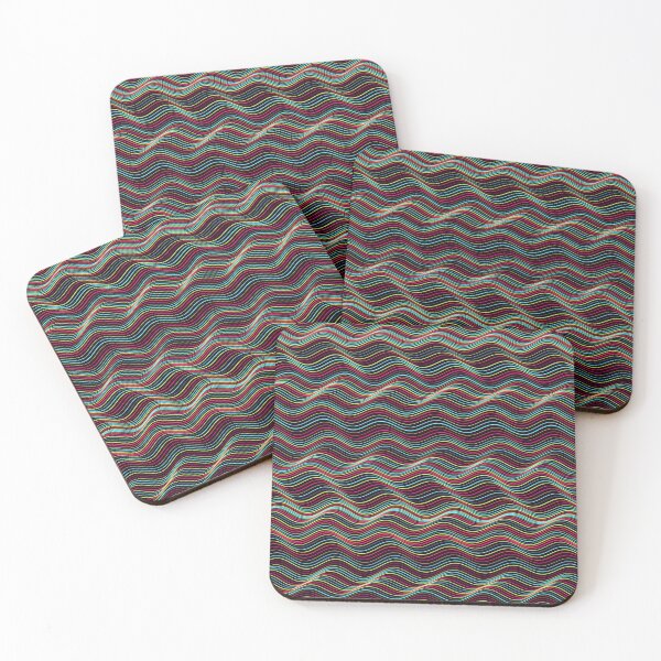 Item preview, Abstract Multicolor Neon Wavy Horizon Pattern designed and sold by GraphyLab.
