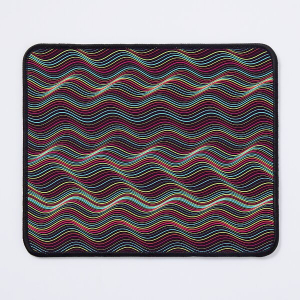 Item preview, Abstract Multicolor Neon Wavy Horizon Pattern designed and sold by GraphyLab.