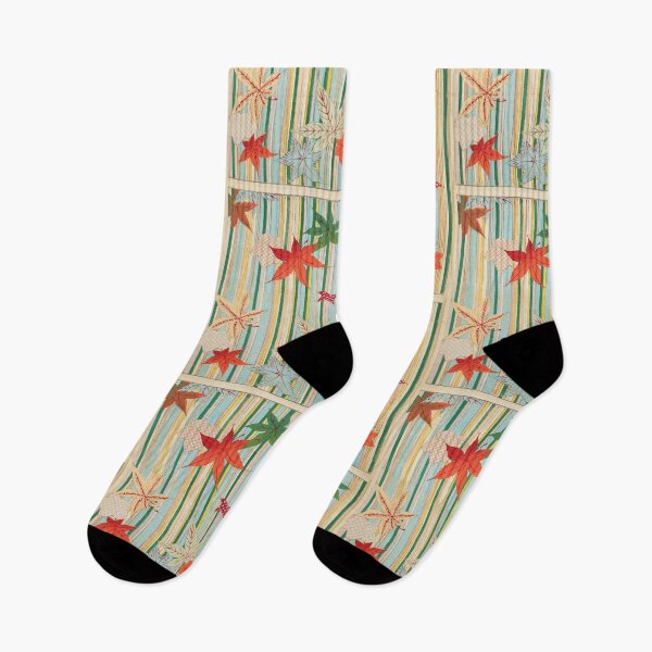 Item preview, Japanese Vintage Autumn Falling Leaves designed and sold by Kibatsu.