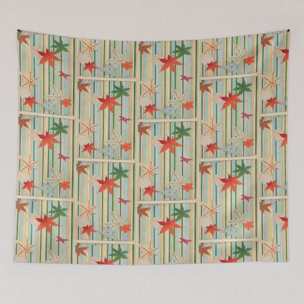 Item preview, Japanese Vintage Autumn Falling Leaves designed and sold by Kibatsu.