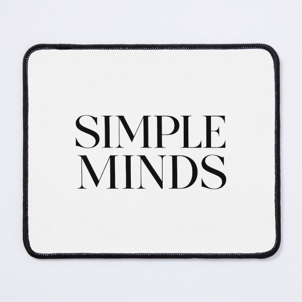 Item preview, Simple Minds Band Typography designed and sold by BarevyAsStore.