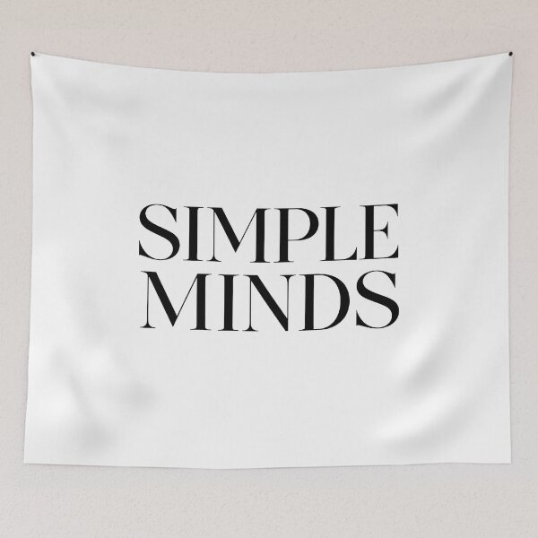 Item preview, Simple Minds Band Typography designed and sold by BarevyAsStore.