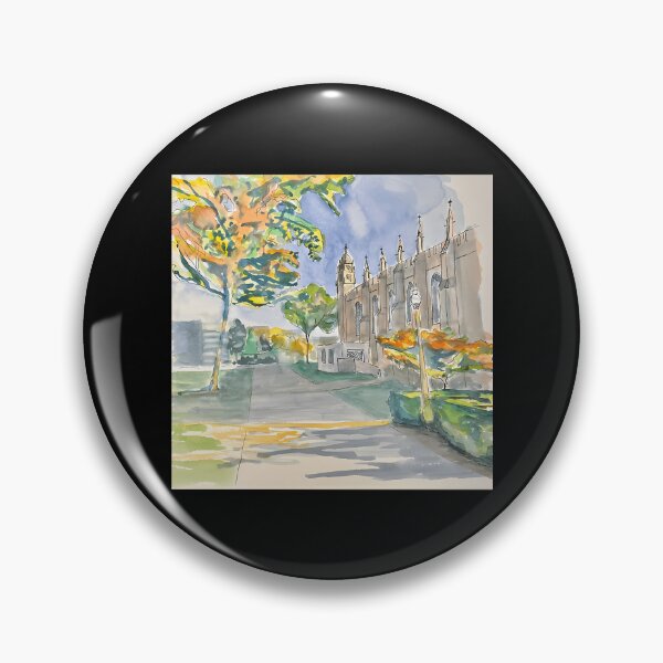 Item preview, Vista lateral de la capilla Graham, campus de la Universidad de Washington designed and sold by NCWoodArt.