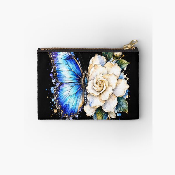 Item preview, Gardenia Butterfly Watercolor Illustration designed and sold by ColorSplash123.
