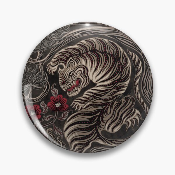 Item preview, Japanese Yokai Pattern Ghost Velvet Art Print designed and sold by Z&C.