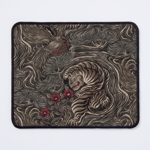 Item preview, Japanese Yokai Pattern Ghost Velvet Art Print designed and sold by Z&C.
