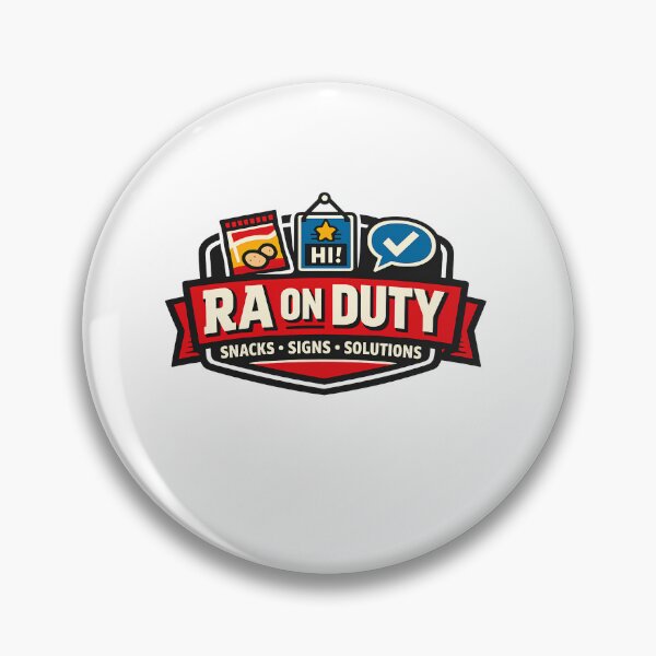 Item preview, RA On Duty – Resident Assistant Snacks Signs & Solutions designed and sold by FindYouByZ.