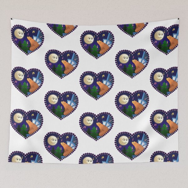 Item preview, The Moon The Bear And The Big Blue House11 designed and sold by ShopCrispCos.