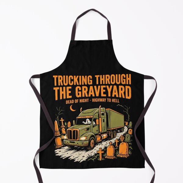 Item preview, Trucking Through the Graveyard Halloween Truck designed and sold by fawzimorsy.