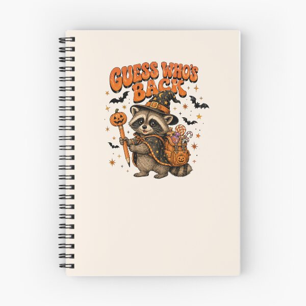 Item preview, Guess Who's Back Halloween Raccoon Funny Spooky Season designed and sold by Yellowriversss.