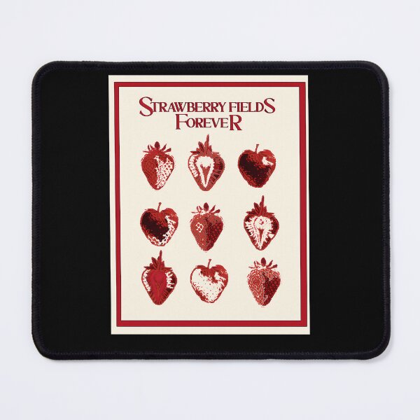 Item preview, Nine Botanical Strawberry Illustrations in Red Grid designed and sold by RebaBechtelar.