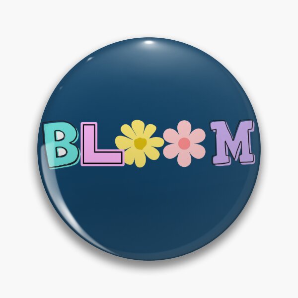 Item preview, Bloom Floral Retro Pastel Typography - Cute Flower Power Quote designed and sold by SeJaa.