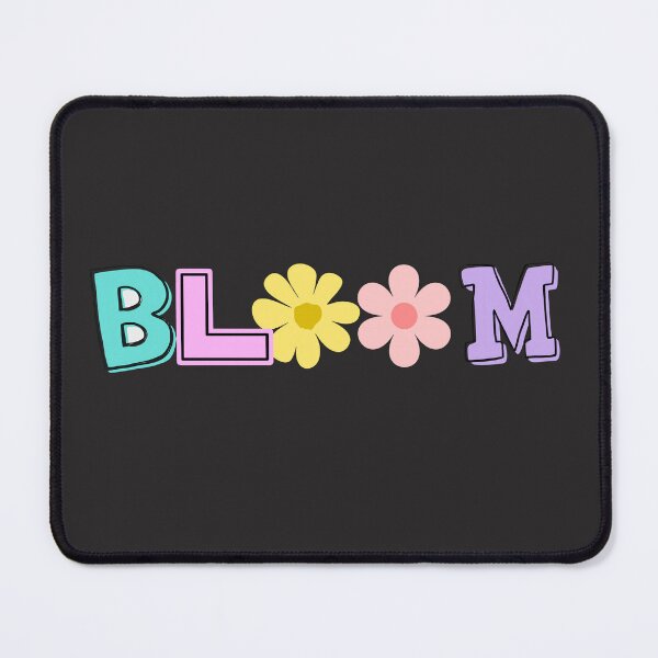 Item preview, Bloom Floral Retro Pastel Typography - Cute Flower Power Quote designed and sold by SeJaa.
