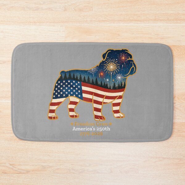 Item preview, Bulldog America's 250th Patriotic Dog Fireworks designed and sold by GreggRoss.