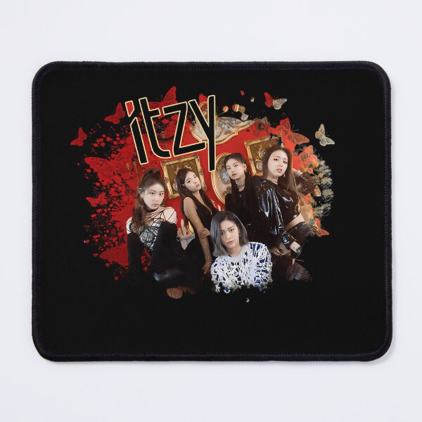 Item preview, Five Member Girl Group with Red Butterfly Splash designed and sold by RebaBechtelar.