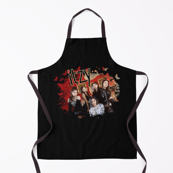 Item preview, Five Member Girl Group with Red Butterfly Splash designed and sold by RebaBechtelar.