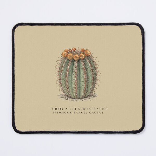 Item preview, Fishhook Barrel Cactus Vintage Botanical Illustration Ferocactus Wislizeni designed and sold by Panom Suavichien.