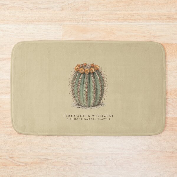 Item preview, Fishhook Barrel Cactus Vintage Botanical Illustration Ferocactus Wislizeni designed and sold by Panom Suavichien.