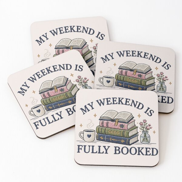 Item preview, My Weekend is Fully Booked, Book Lover, Librarian Gift, Reader Gifts Book Lover, Bookworm Gift For Reader designed and sold by Quiajia.
