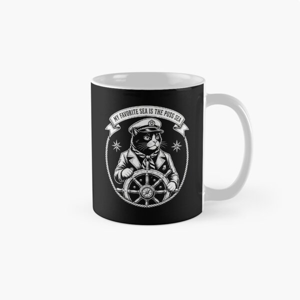 Item preview, My Favorite Sea is The Puss-Sea designed and sold by TheEndDesign.