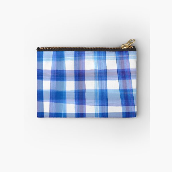 Item preview, Blue plaid painted designed and sold by SillyGhoul.