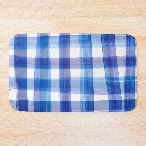 Item preview, Blue plaid painted designed and sold by SillyGhoul.