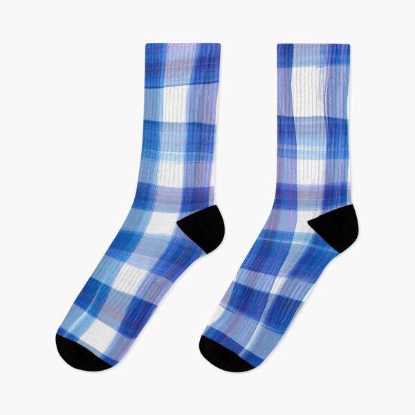 Item preview, Blue plaid painted designed and sold by SillyGhoul.