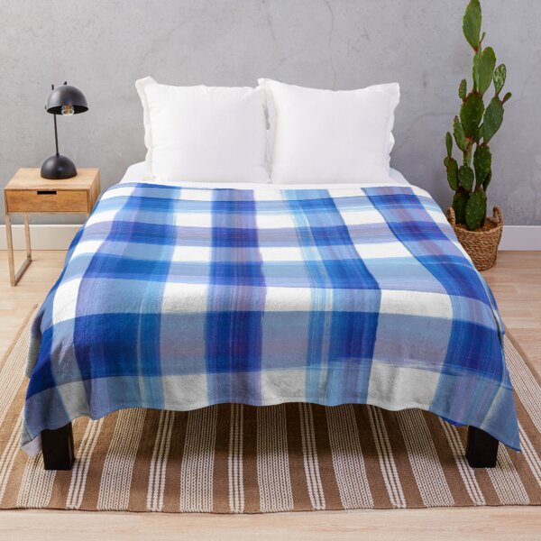 Item preview, Blue plaid painted designed and sold by SillyGhoul.