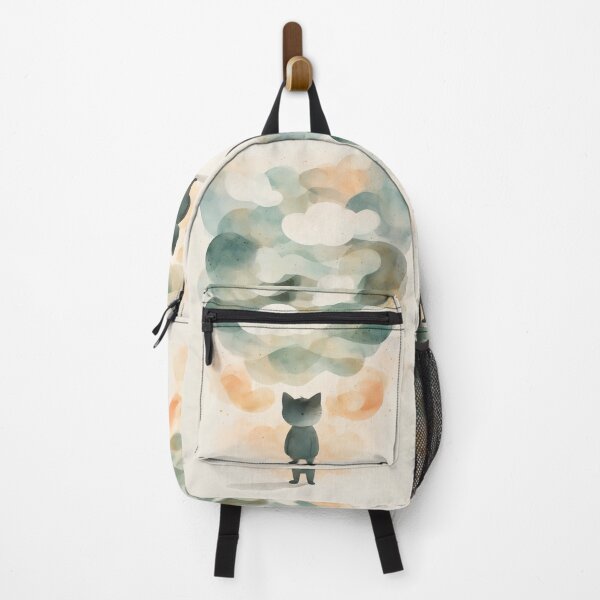 Item preview, Dreaming cat gazes into imaginative clouds designed and sold by Mianku | Für das Leben.