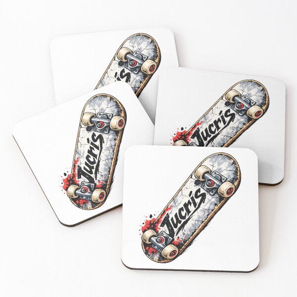 Item preview, Grunge Skull Skateboard with Street Art Style designed and sold by StormVape.
