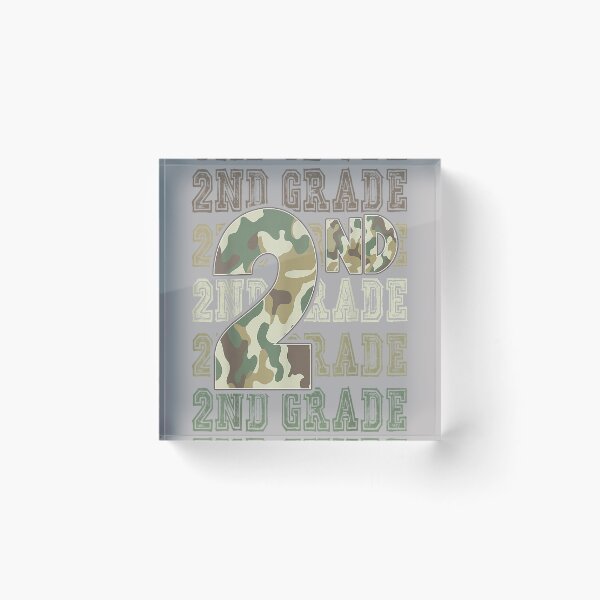 Item preview, Camo 2nd Grade Squad First Day of School Boy Girl Teacher designed and sold by GreggRoss.