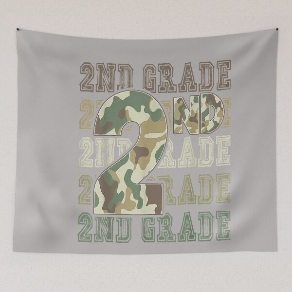 Item preview, Camo 2nd Grade Squad First Day of School Boy Girl Teacher designed and sold by GreggRoss.