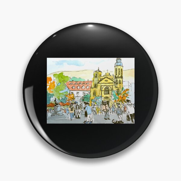 Item preview, Street Scene In Old Quebec designed and sold by NCWoodArt.