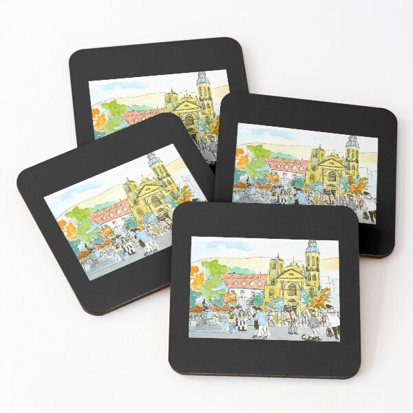 Item preview, Escena callejera en el Viejo Quebec designed and sold by NCWoodArt.