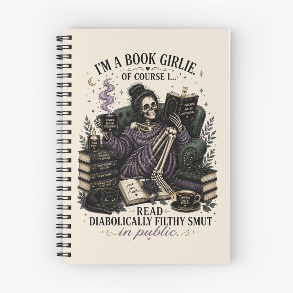 Item preview, Book Girlie, Diabolically Filthy Smut Reader, Dark Romance, Vintage Aesthetic designed and sold by Quiajia.