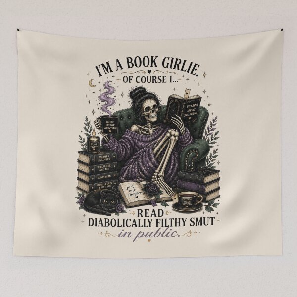 Item preview, Book Girlie, Diabolically Filthy Smut Reader, Dark Romance, Vintage Aesthetic designed and sold by Quiajia.