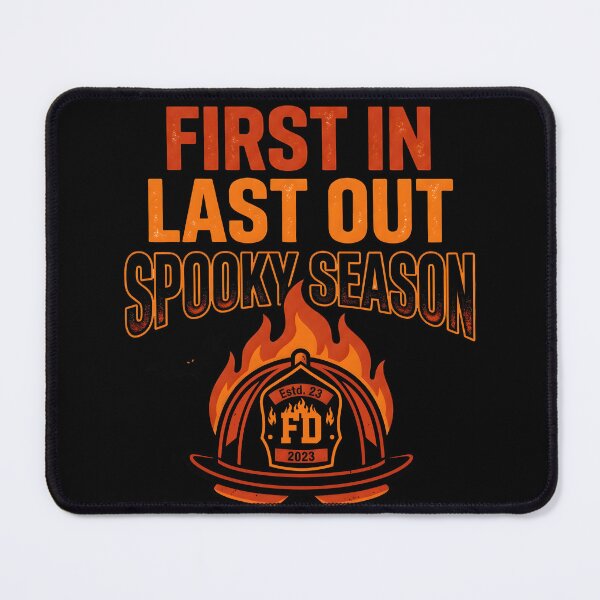 Item preview, First In Last Out Spooky Season Firefighter designed and sold by fawzimorsy.