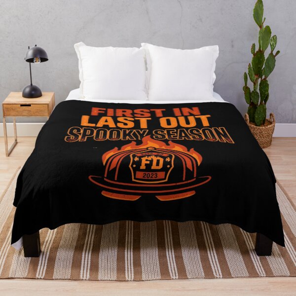 Item preview, First In Last Out Spooky Season Firefighter designed and sold by fawzimorsy.