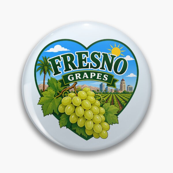 Item preview, Fresno - California Grapes, Heart Shape Design designed and sold by Myra365Art.