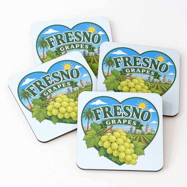 Item preview, Fresno - California Grapes, Heart Shape Design designed and sold by Myra365Art.