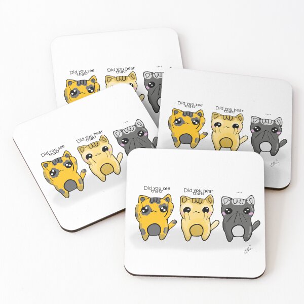 Item preview, Three Cats Wisdom  designed and sold by DoodlesbyEllieE.