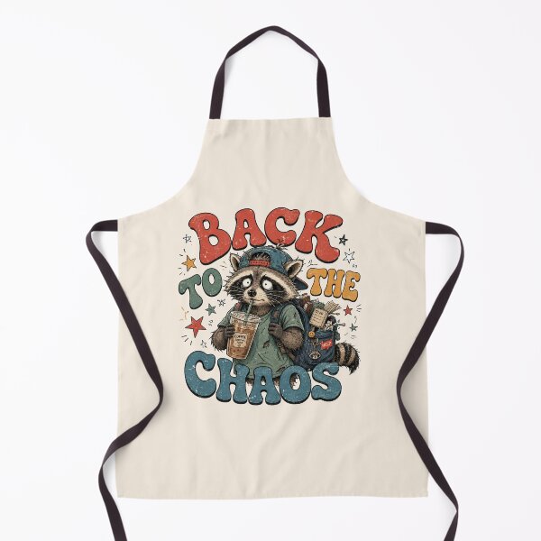 Item preview, Back To The Chaos Funny Feral Raccoon Coffee Student designed and sold by Yellowriversss.