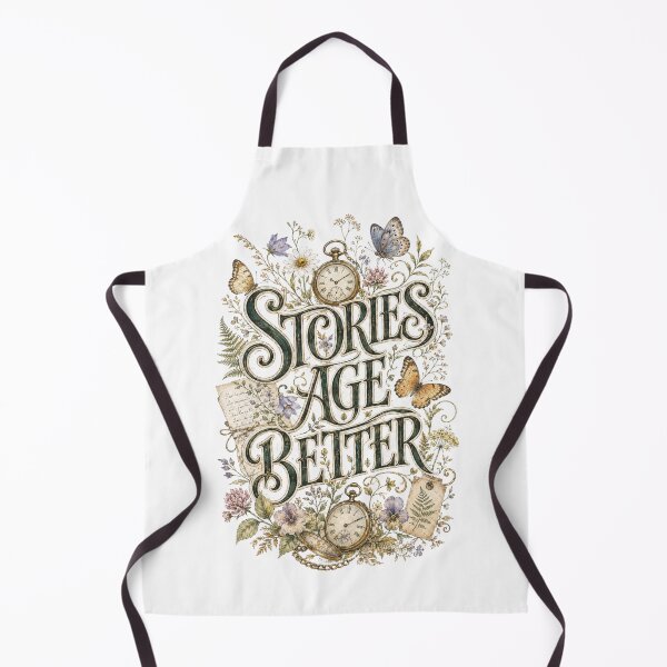 Item preview, Stories Age Better – Vintage Botanical Timekeeper designed and sold by Golden Era Studio.